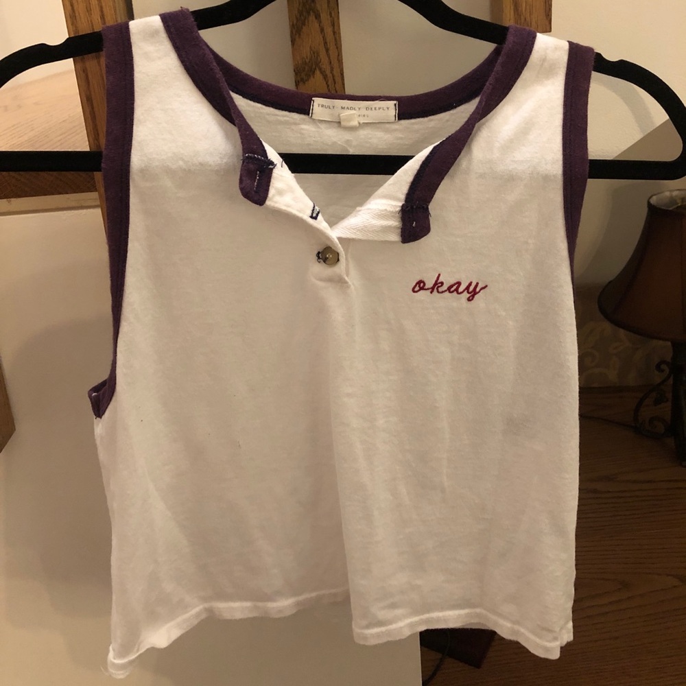 Cute vintage style crop top